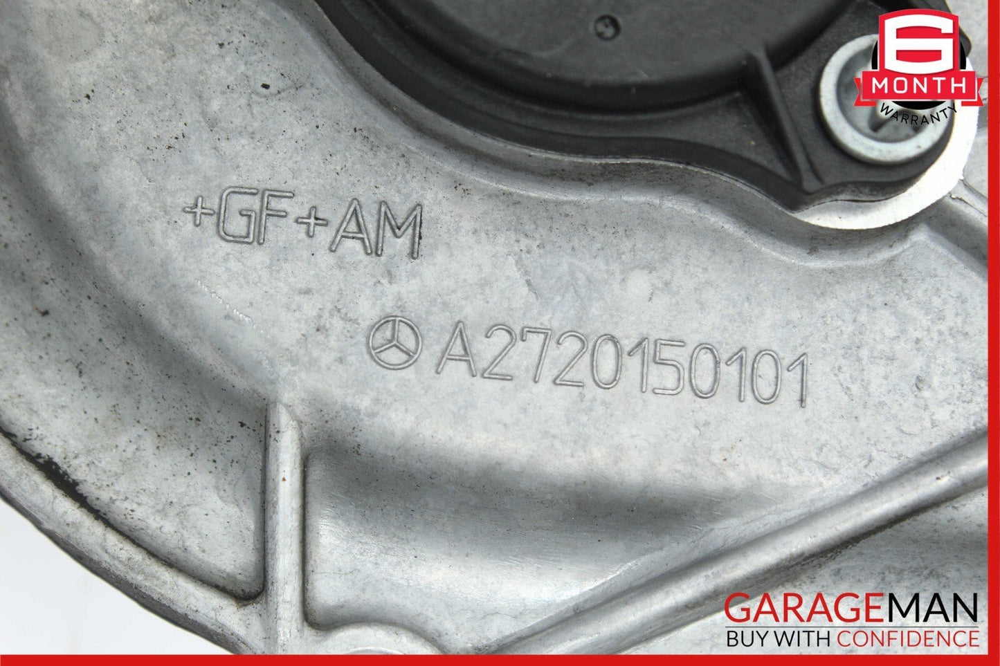 06-13 Mercedes W211 E350 S550 Front Right Engine Timing Chain Cover Plate OEM