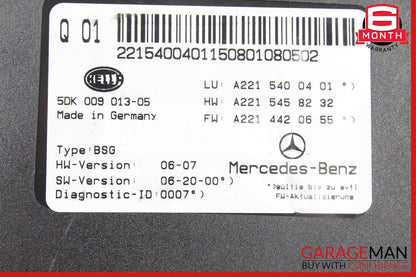 07-14 Mercedes S550 CL550 Electric Power Supply Control Fuse Box Module Unit
