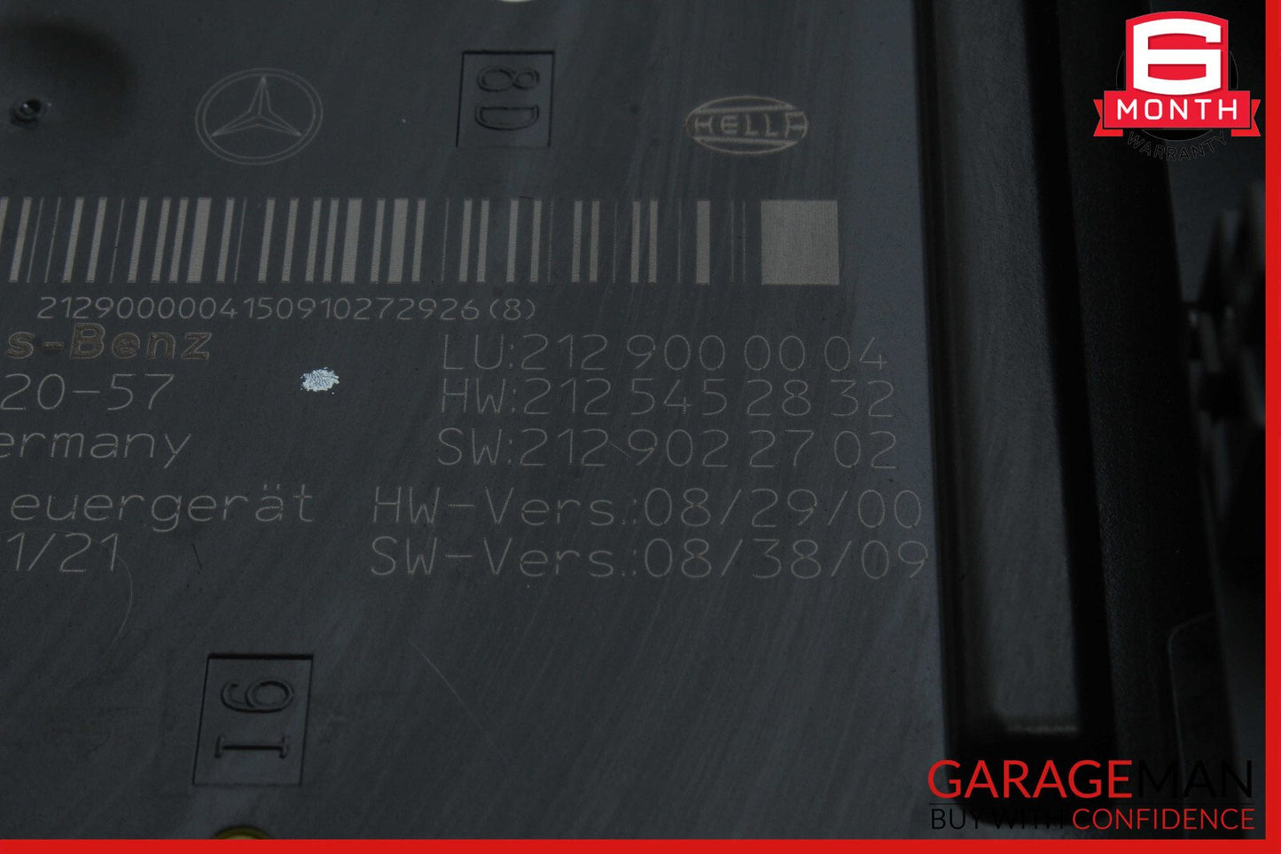 10-11 Mercedes W212 E350 E550 Rear Fuse Relay Box SAM Assembly 2129000004 OEM