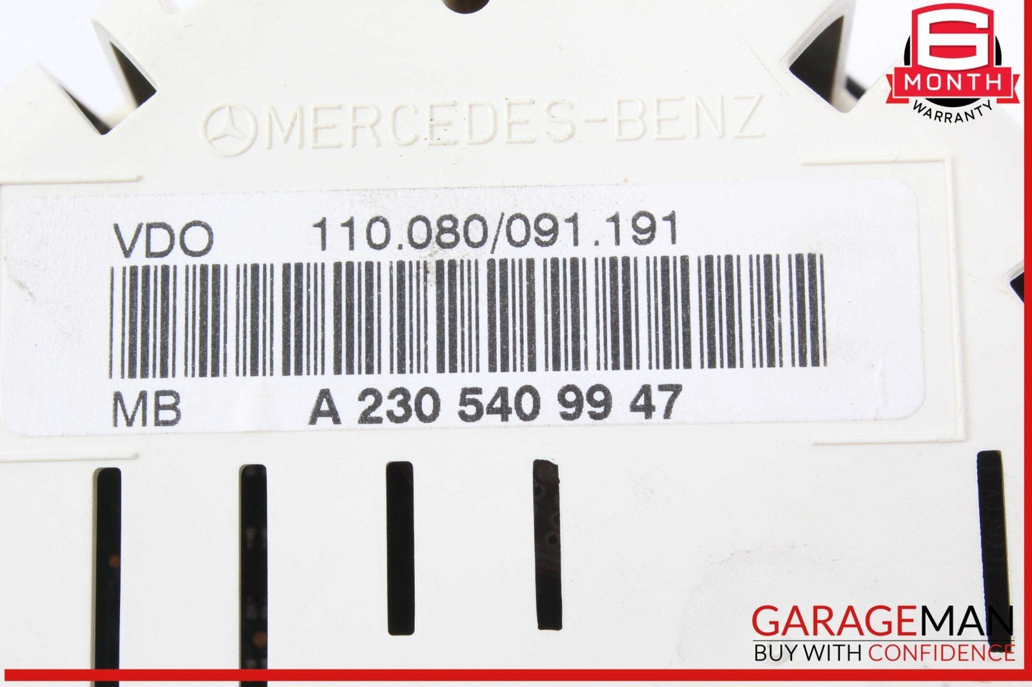 03-08 Mercedes R230 SL500 SL600 SL550 Instrument Cluster Speedometer OEM