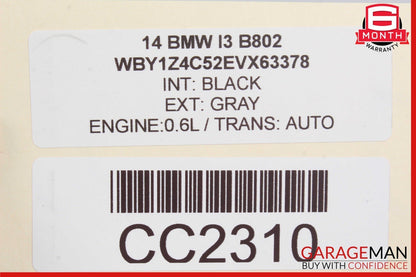 14-21 BMW i3 I01 Hybrid 0.6L Engine Motor Assembly OEM 77k