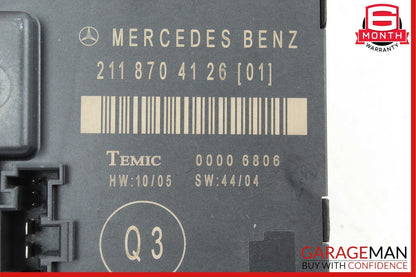 03-09 Mercedes W211 E350 E550 Rear Right Passenger Side Door Control Module Unit