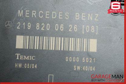 06-11 Mercedes W219 CLS550 CLS500 Front Left Driver Door Control Module OEM