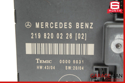 06-11 Mercedes W219 CLS500 CLS550 Rear Left Door Control Module 2198200226 OEM