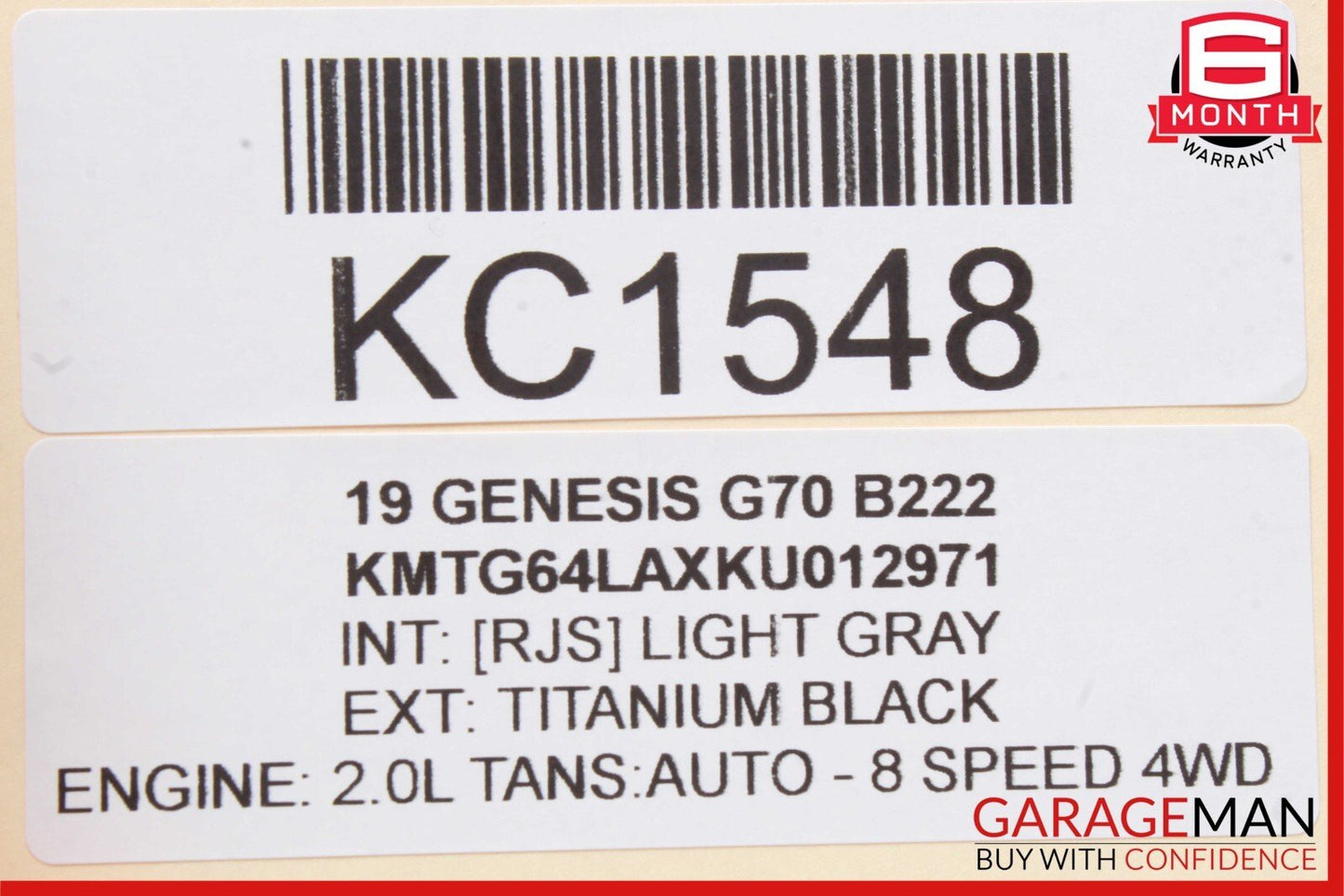 19-20 Genesis G70 AWD ECU Drive Control Module 95447-4J300 OEM