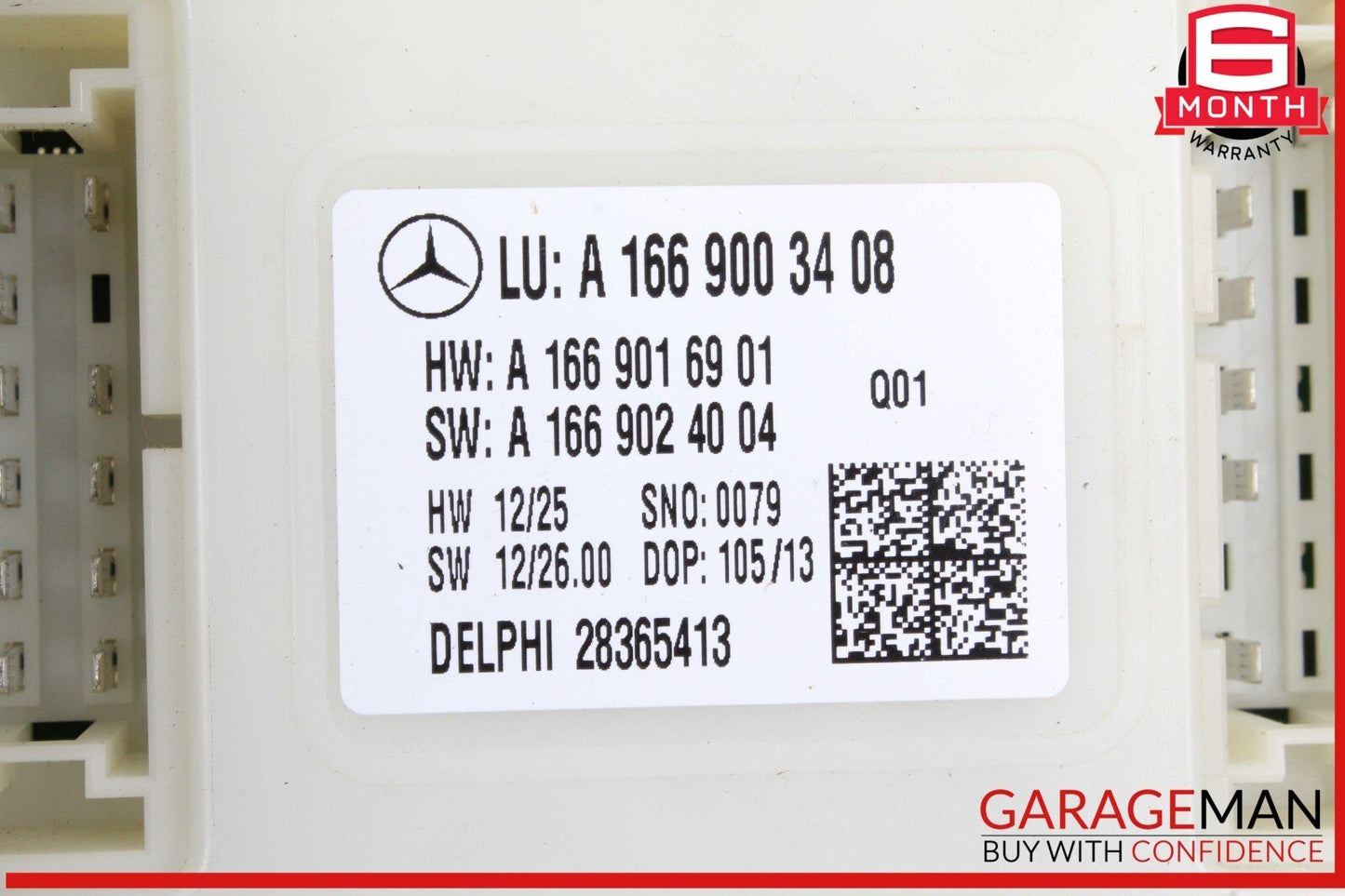13-19 Mercedes X166 GL450 GLS550 Rear SAM Module Control Unit Signal Acquisition