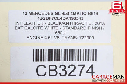 12-19 Mercedes X166 GL450 GLE350 Front Sub Frame Subframe Engine Crossmember OEM