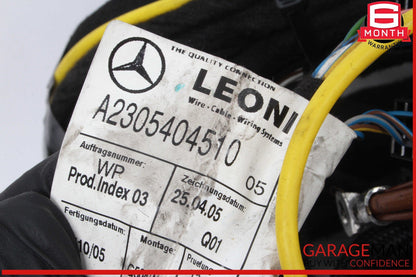 03-08 Mercedes R230 SL500 Frame Floor Wiring Wire Cable Harness OEM