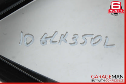 10-12 Mercedes X204 GLK350 Front Left Side Door Rear View Mirror Black OEM