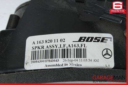 02-05 Mercedes W163 ML350 ML500 Front Right & Left Bose Sound Speaker Set OEM