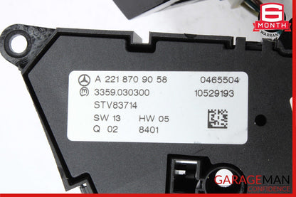 07-13 Mercedes W221 S550 CL600 Front Left Seat Adjust Controller Switch Set