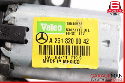 06-19 Mercedes R350 ML350 GL450 GLE63 AMG Rear Glass Windshield Wiper Motor OEM