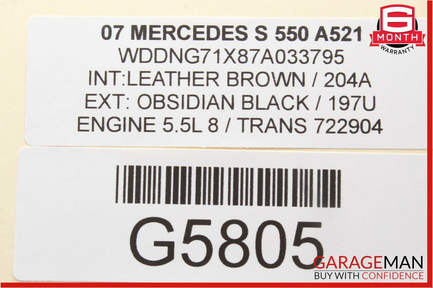 07-09 Mercedes W221 S550 CL550 Bluetooth Communication Controller Module Unit