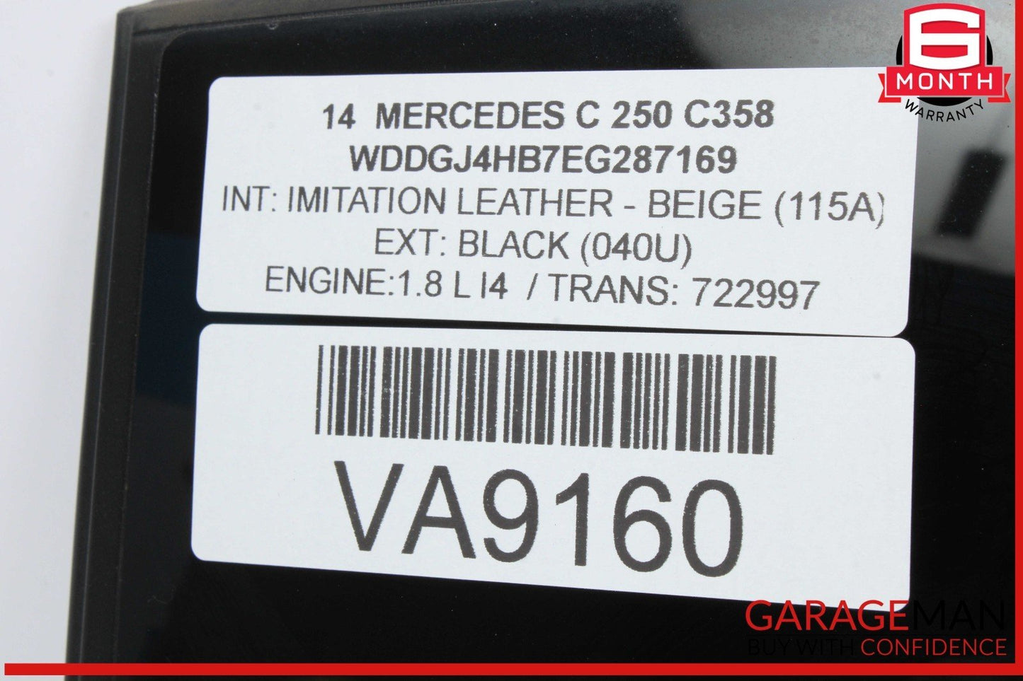 08-15 Mercedes W204 C250 GLK250 Front Panoramic Pano Roof Sunroof Glass OEM
