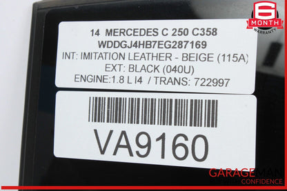 08-15 Mercedes W204 C250 GLK250 Front Panoramic Pano Roof Sunroof Glass OEM