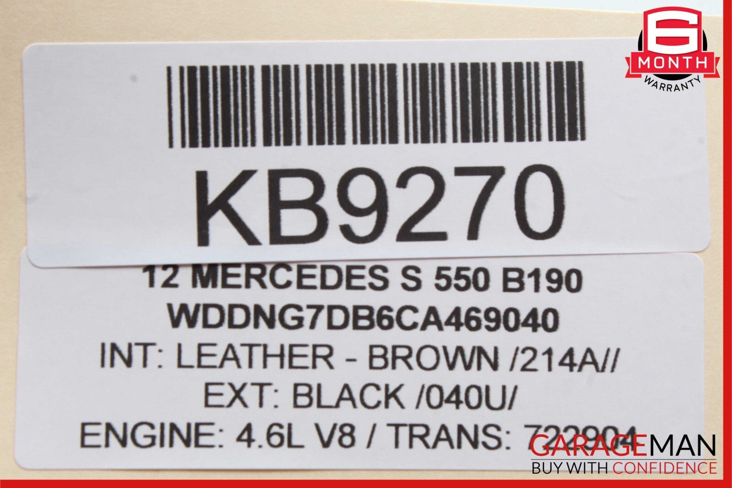 07-14 Mercedes S550 CL550 Front Left Dash AC A/C Air Vent Trim Grill Cover Brown