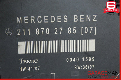 03-09 Mercedes W211 E320 E350 Front Left Driver Side Door Control Module OEM