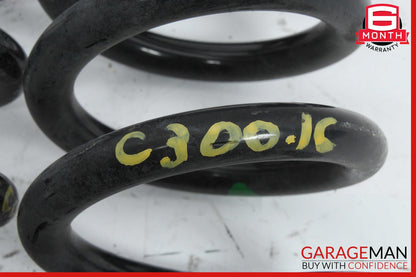 15-20 Mercedes W205 C300 Rear Right & Left Side Shock Absorber Coil Spring Set