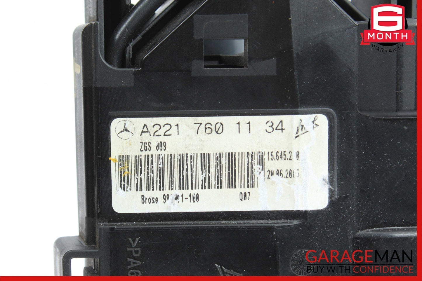 07-13 Mercedes W221 S500 S65 AMG Front Left Side Exterior Door Handle Gray OEM