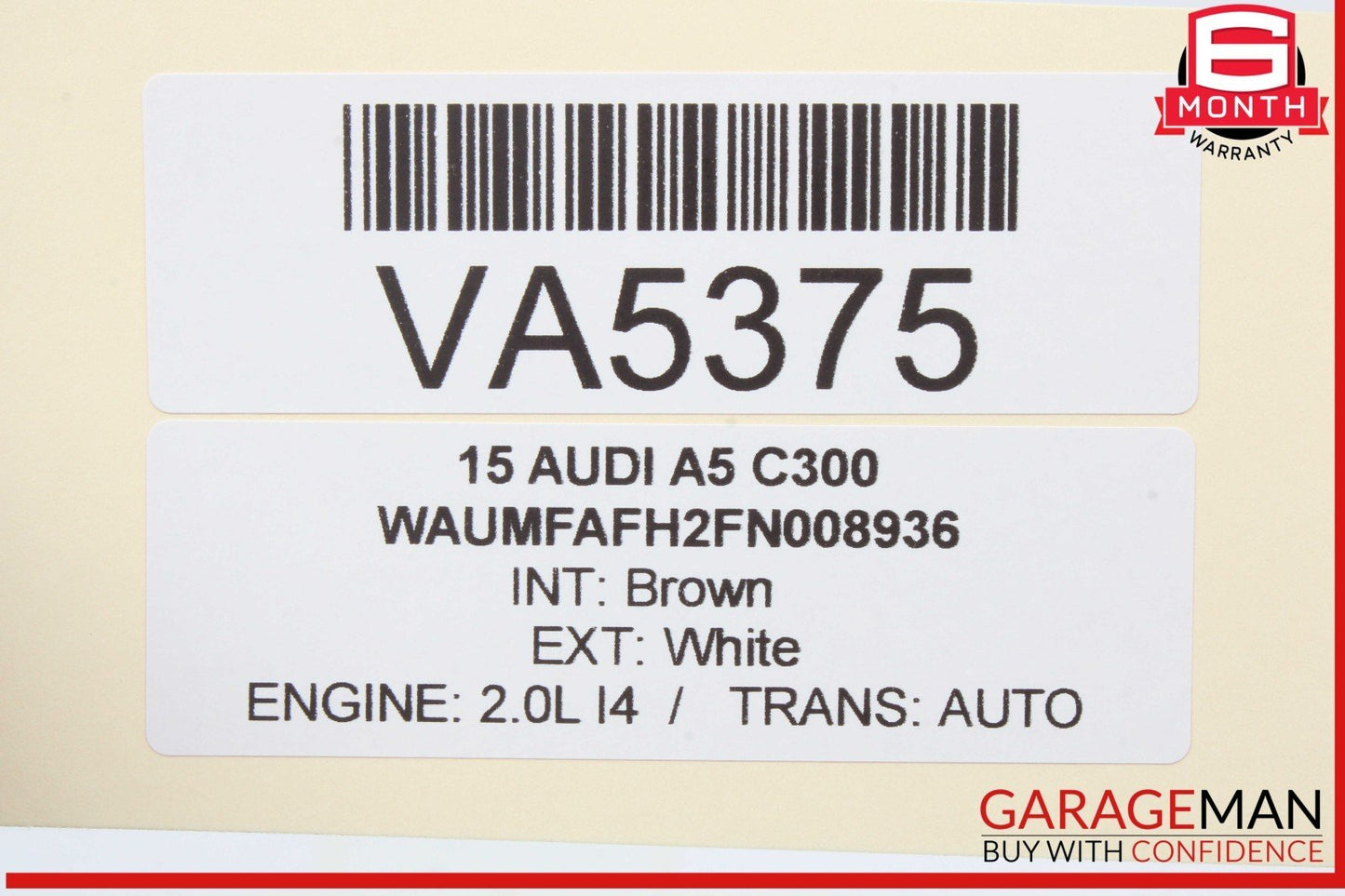 12-17 Audi A5 S5 Convertible Top Roof Control Module Unit 8F0959255 OEM