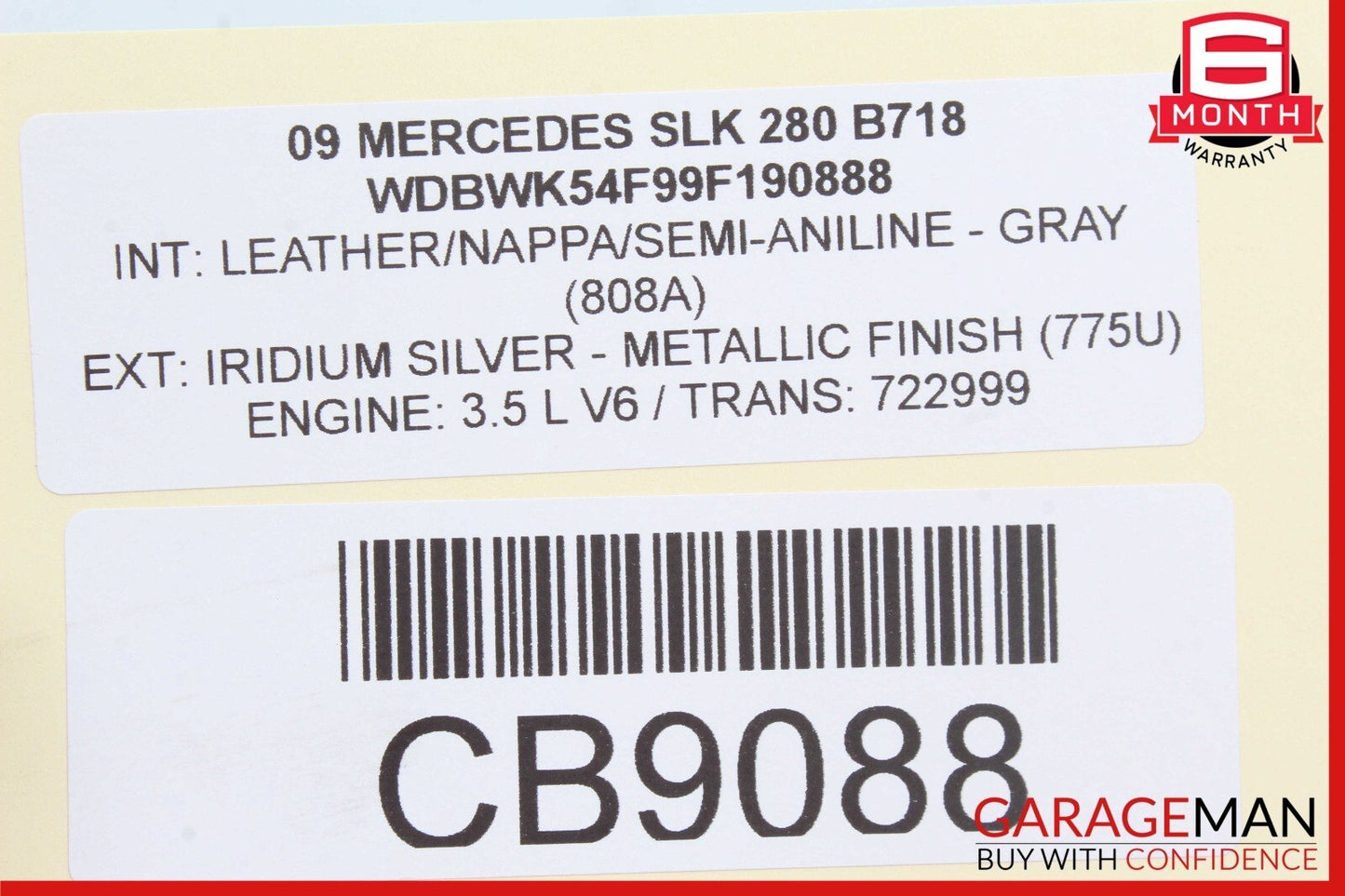 05-11 Mercedes R171 SLK300 C230 Front Left Driver Side Lower Control Arm OEM