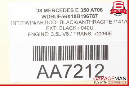 03-09 Mercedes W211 E350 Front Right Passenger Side Exterior Door Handle Black