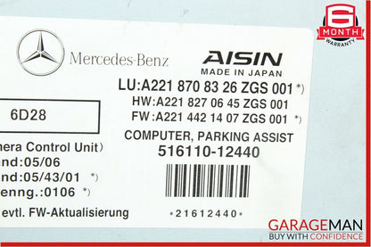 07-14 Mercedes W216 CL550 S550 Rear View Backup Camera Control Module OEM