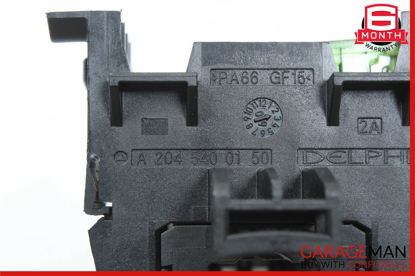 10-16 Mercedes W204 C300 SLK250 GLK350 Front 2045400150 Fuse Box OEM