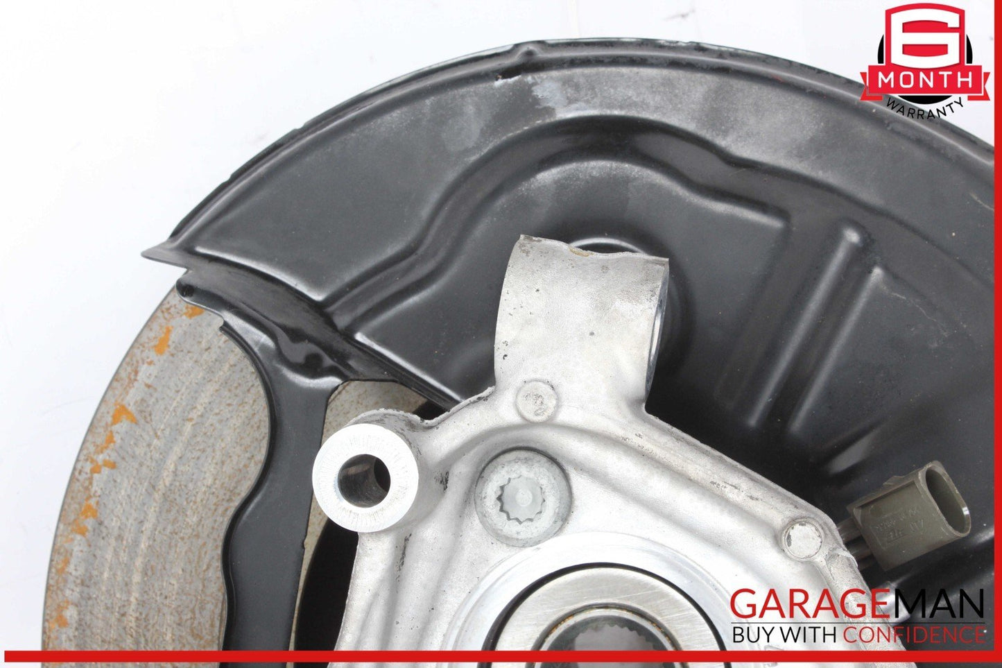 17-20 Audi S3 A3 Rear Right Passenger Side Spindle Knuckle Hub w/ Rotor OEM