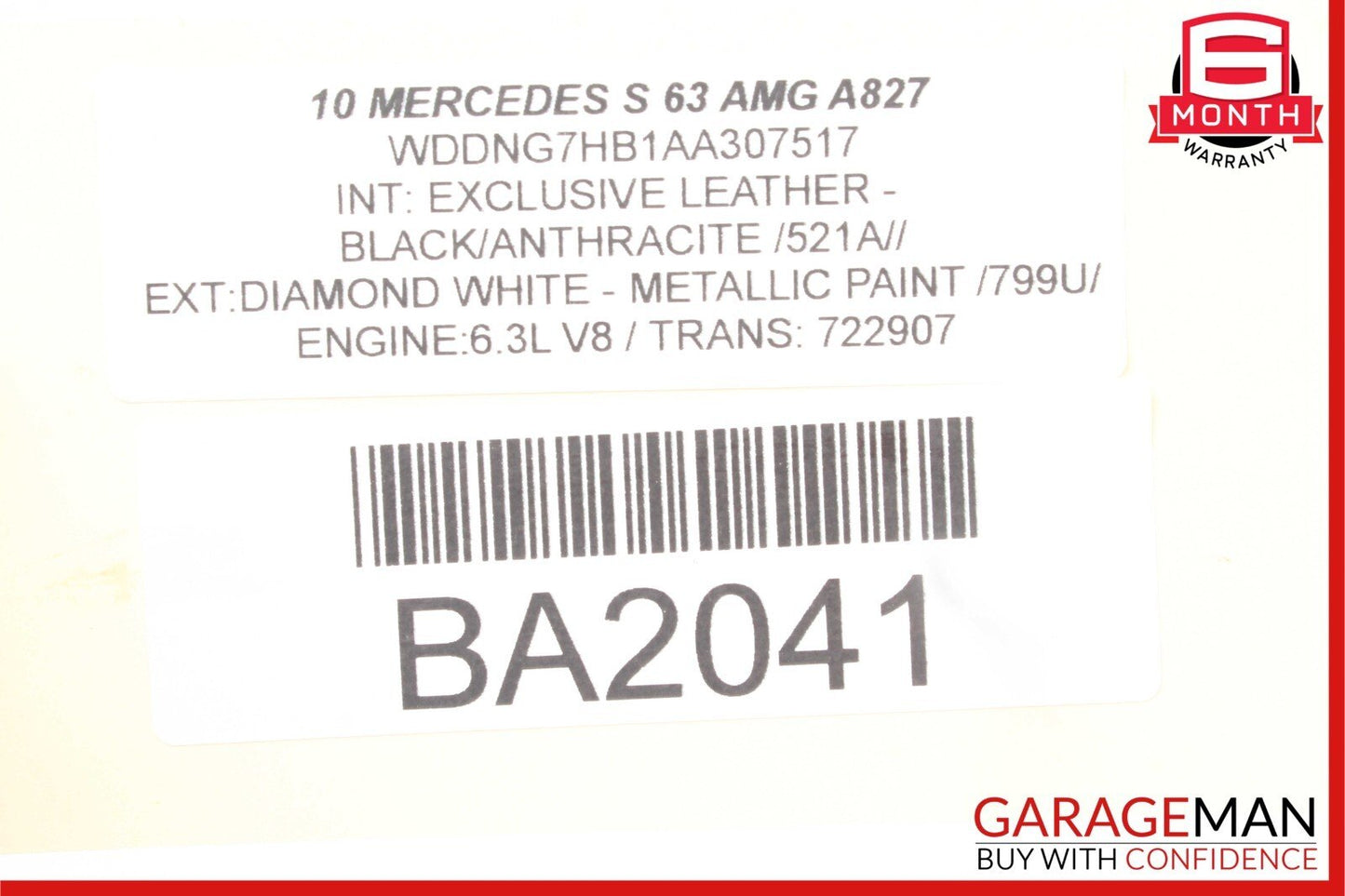 07-13 Mercedes W221 S550 S600 Window Regulator Motor Rear Left Driver Side OEM