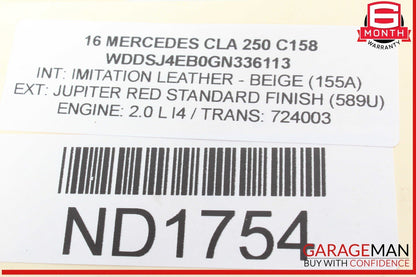 14-19 Mercedes W117 CLA250 ABS Brake Hydraulic Pump Control Module Unit OEM