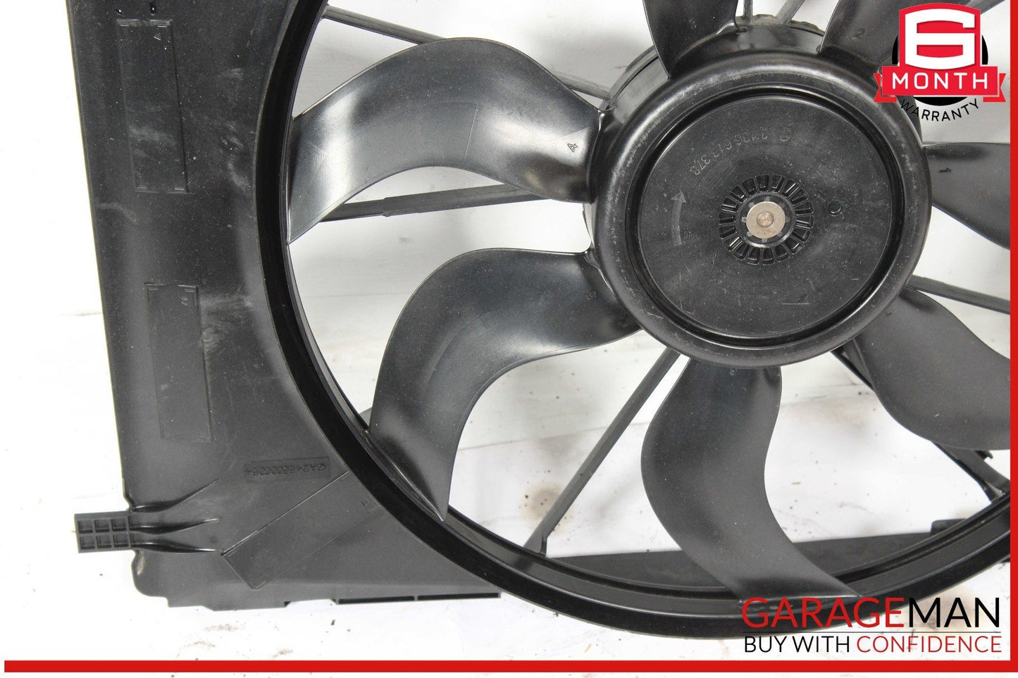 08-20 Mercedes R172 SLK250 Engine Radiator Cooling Fan Motor Assembly OEM