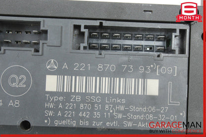 07-13 Mercedes W221 S550 S65 AMG Front Left Driver Seat Control 2218707393 OEM