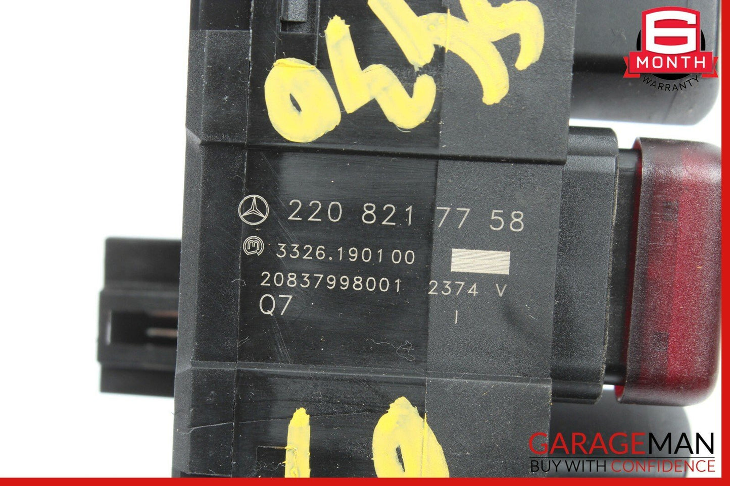 03-06 Mercedes W220 S500 Center Dash ESP Hazard Light Door Lock Switch Control