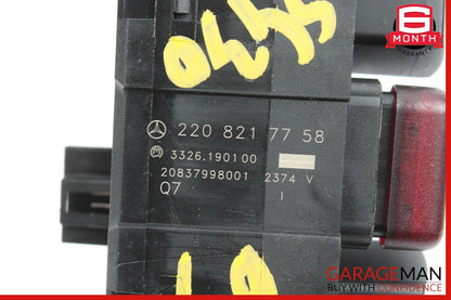 03-06 Mercedes W220 S500 Center Dash ESP Hazard Light Door Lock Switch Control