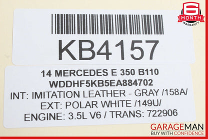 08-18 Mercedes CLS400 E350 CLS550 C250 Rear Left Side Door Control Module Unit