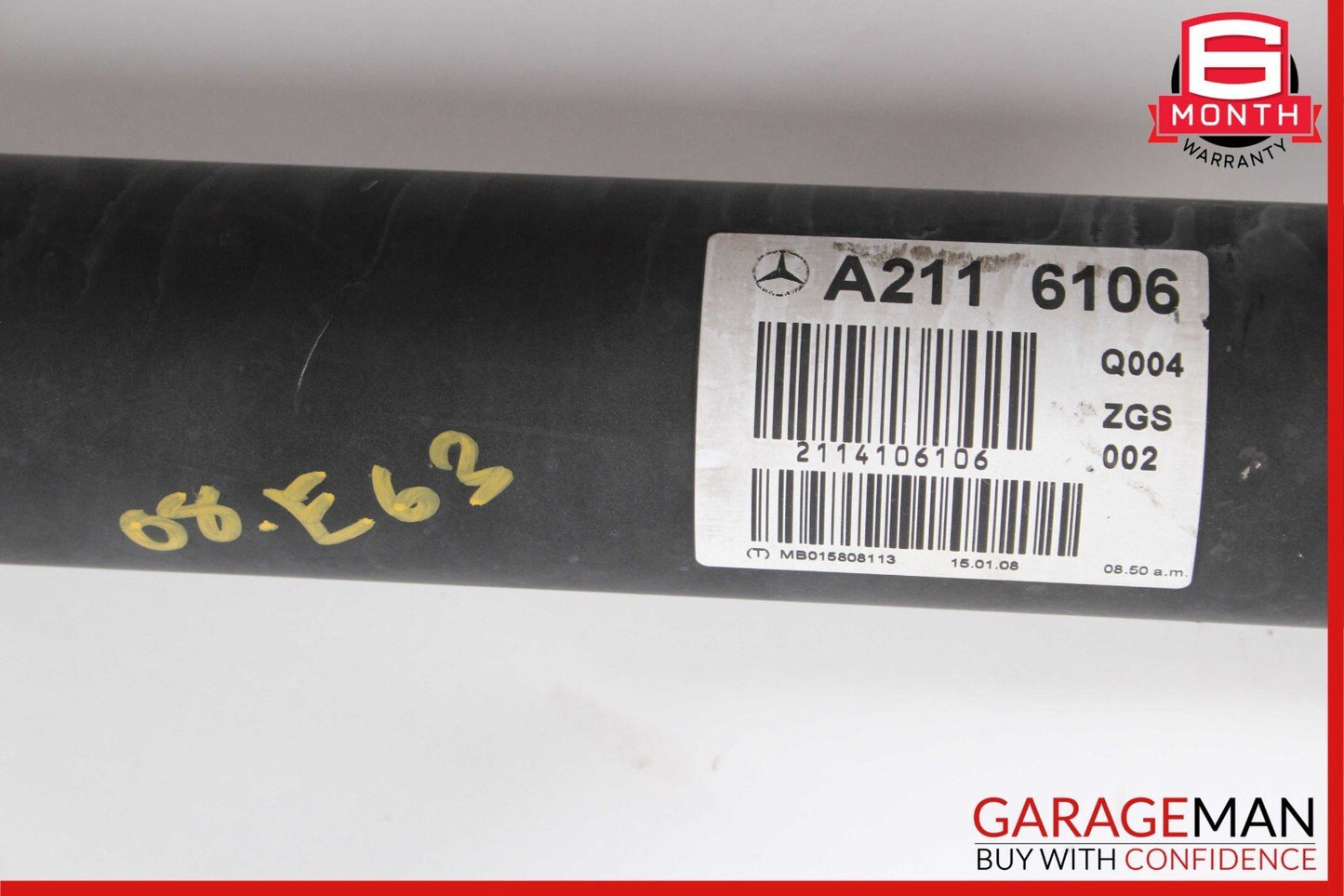 07-11 Mercedes W211 E63 CLS63 AMG Rear Axle Driveshaft Drive Shaft Propeller OEM