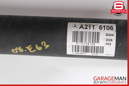 07-11 Mercedes W211 E63 CLS63 AMG Rear Axle Driveshaft Drive Shaft Propeller OEM