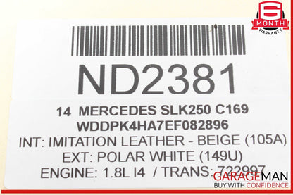 08-17 Mercedes R172 SLK250 E400 Front Left Side Lower Control Arm RWD OEM