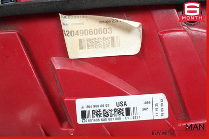 12-14 Mercedes W204 C250 Rear Left Driver Side Taillight Tail Light Lamp