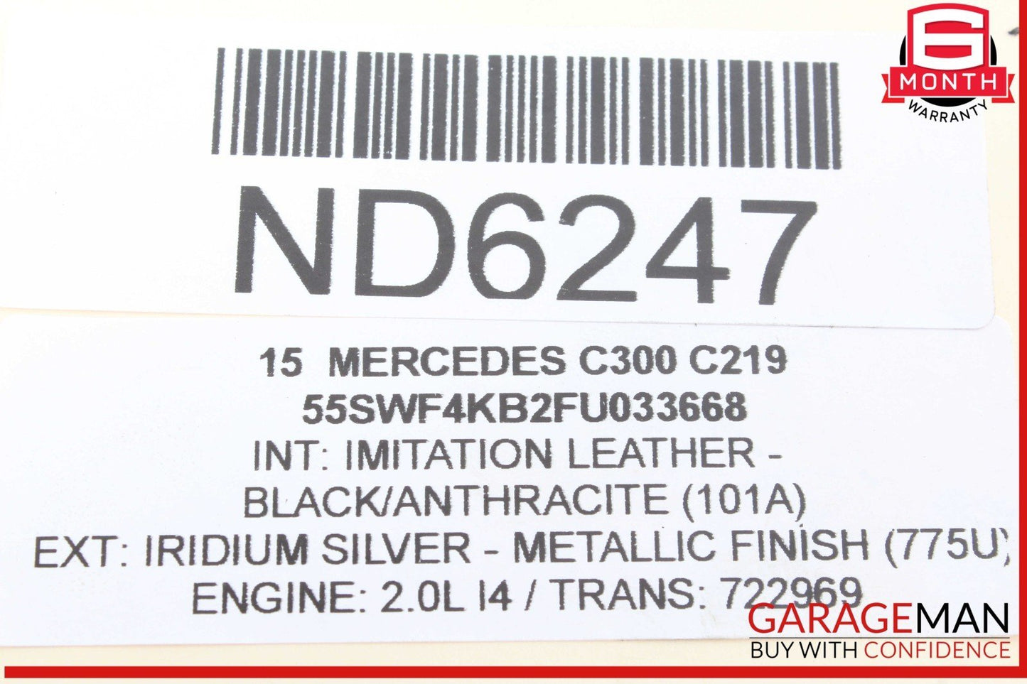 15-20 Mercedes W205 C300 Rear Right or Left Suspension Upper Control Arm OEM