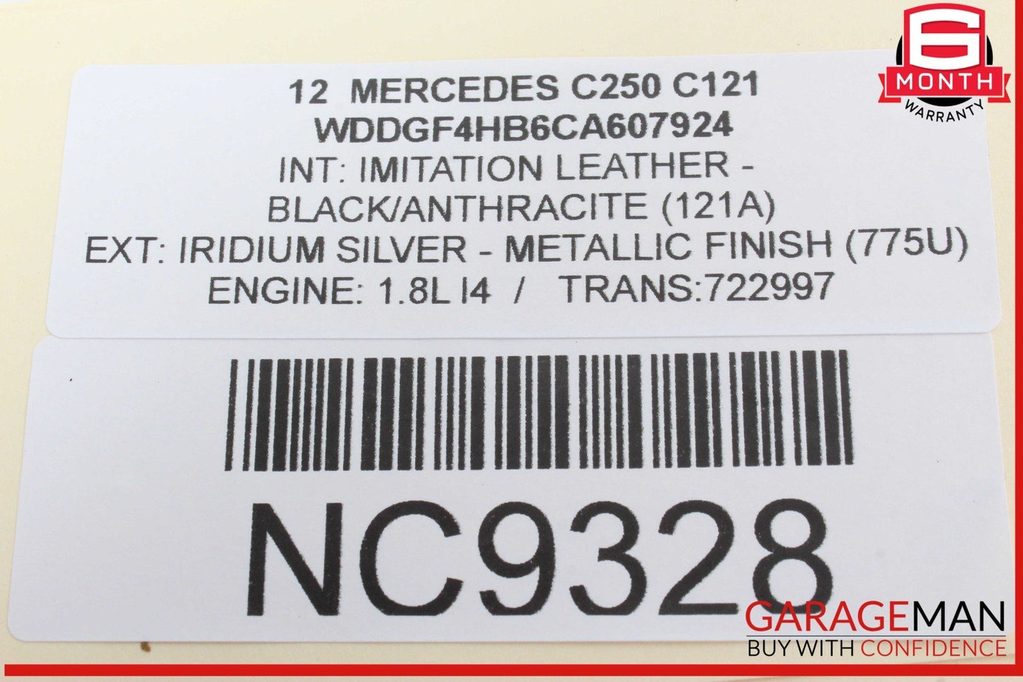 12-14 Mercedes W204 C250 C350 Speedometer Odometer Instrument Cluster Gauge OEM