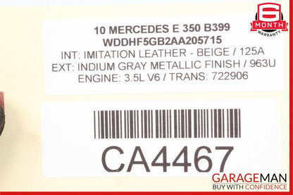 10-16 Mercedes W212 E350 E400 RWD Front Right Side Spindle Knuckle Hub Bearing
