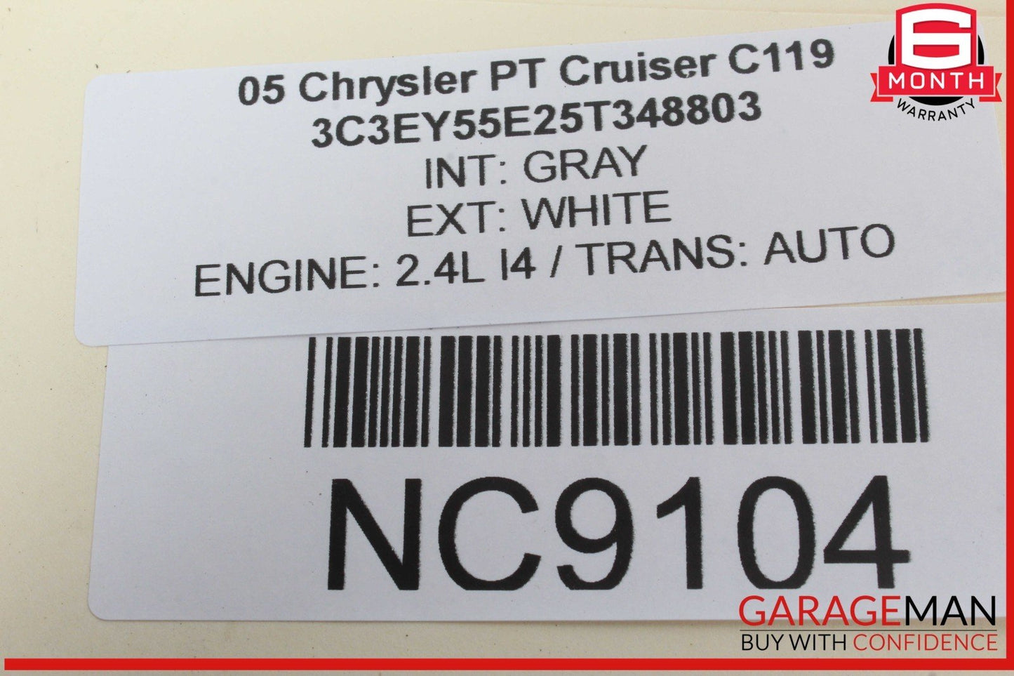 01-05 Chrysler PT Cruiser Front Left Driver Side Headlight Head Light Lamp