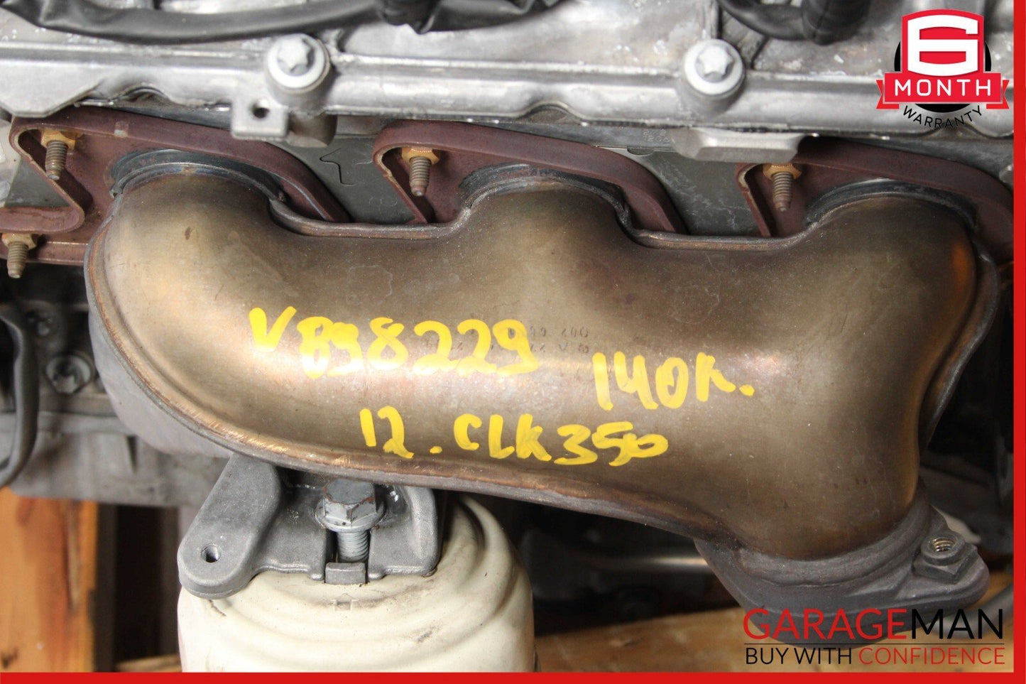 10-12 Mercedes X204 GLK350 3.5L M272 Engine Motor Block Assembly 140k