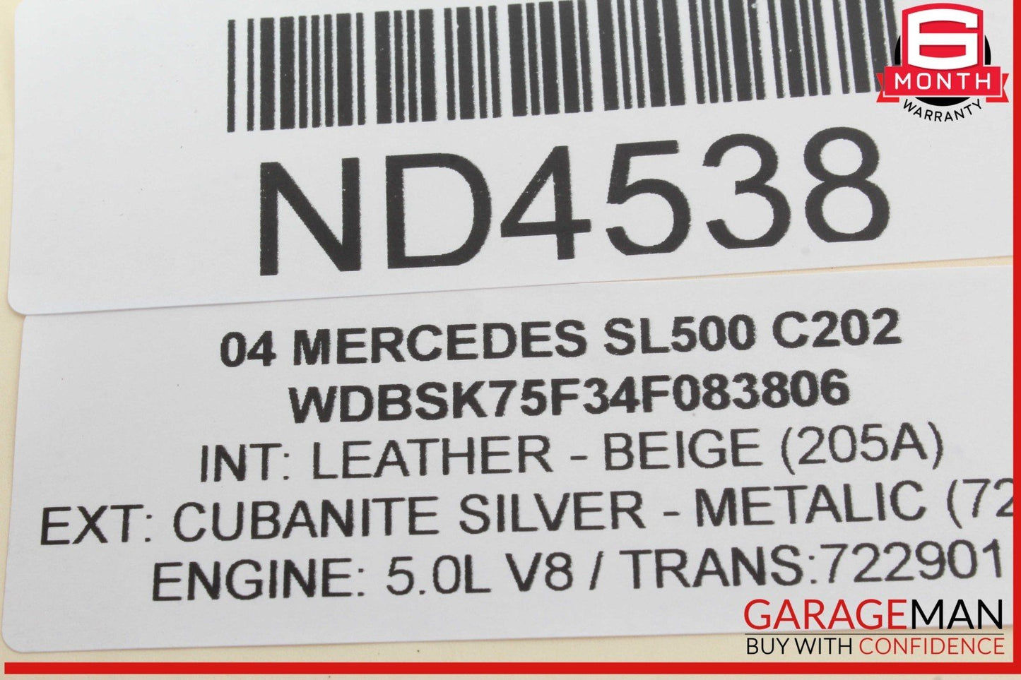 03-04 Mercedes R230 SL500 SL600 SL55 AMG Amplifier Amp Bose Audio Sound OEM