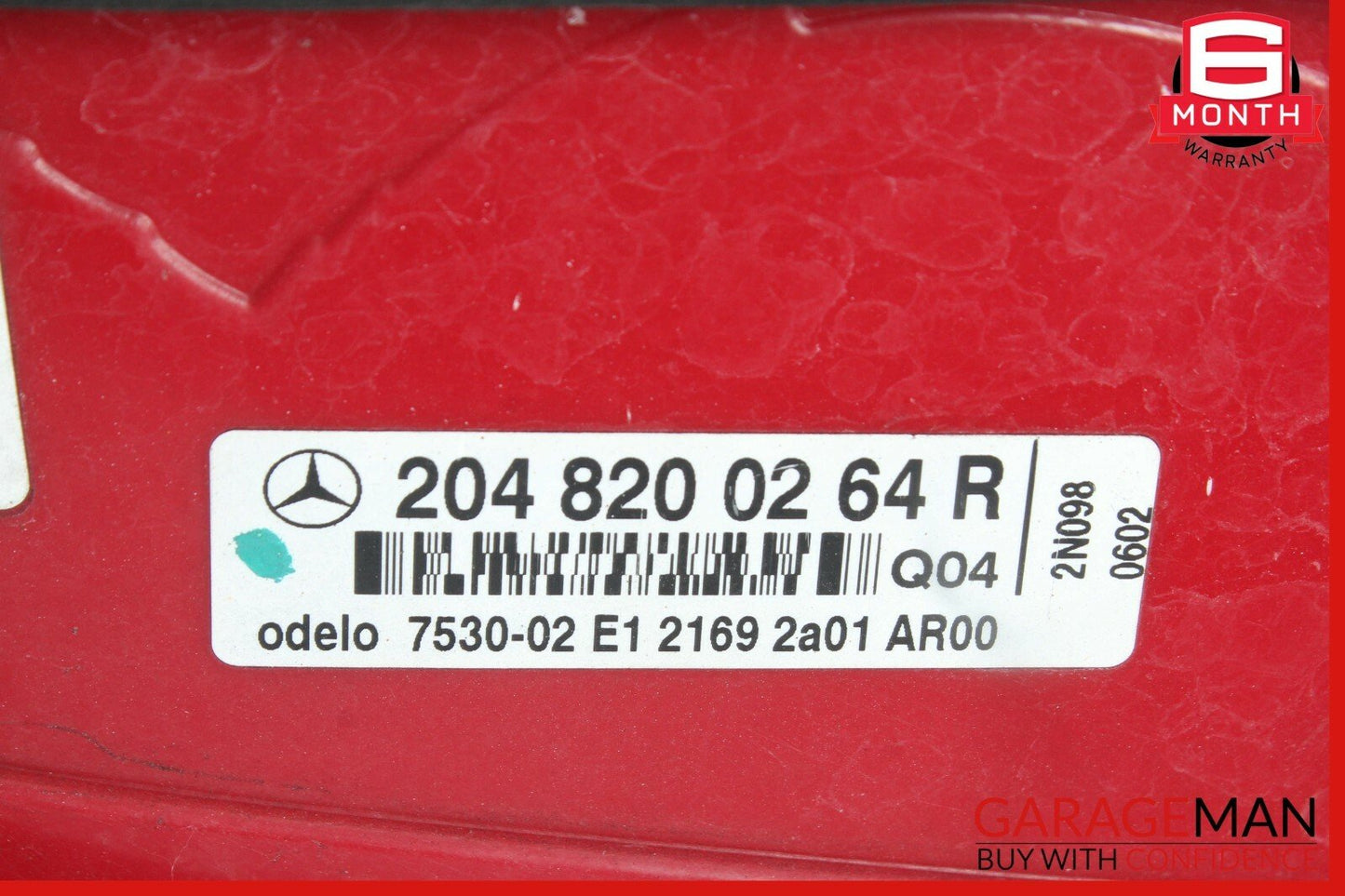 08-11 Mercedes W204 C350 Taillight Tail Light Lamp Right Passenger Side OEM