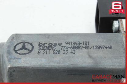 03-09 Mercedes W211 E350 E550 Rear Left Driver Side Window Regulator Motor OEM