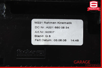 07-13 Mercedes W221 S550 Center Console CD Player Cover Trim Panel Gray OEM