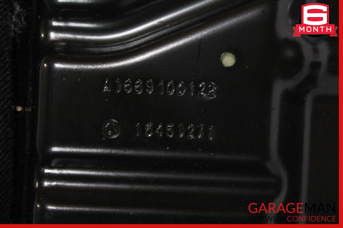 13-16 Mercedes X166 GL450 Front Right Lower Bottom Seat Cushion Black OEM